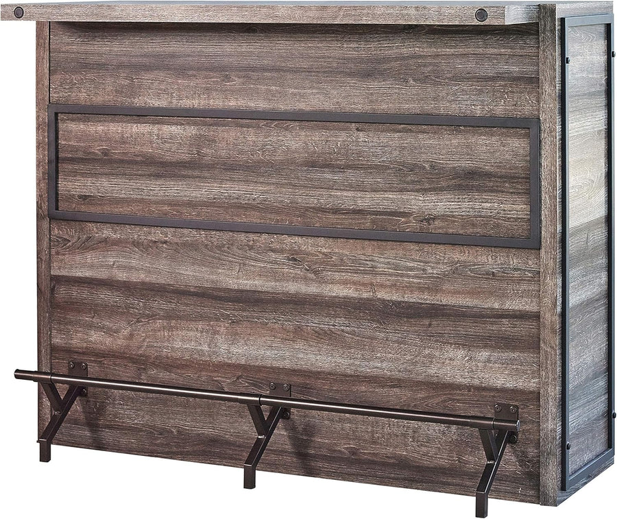 Coaster Home Furnishings Joe Rustic Farmhouse 5-Shelf Wine Liquor Storage Cabinet - $195