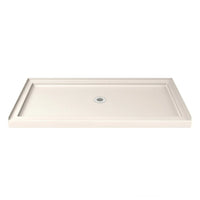 DreamLine SlimLine 34 in. D x 48 in. W x 2 3/4 in. H Center Drain Single - $240