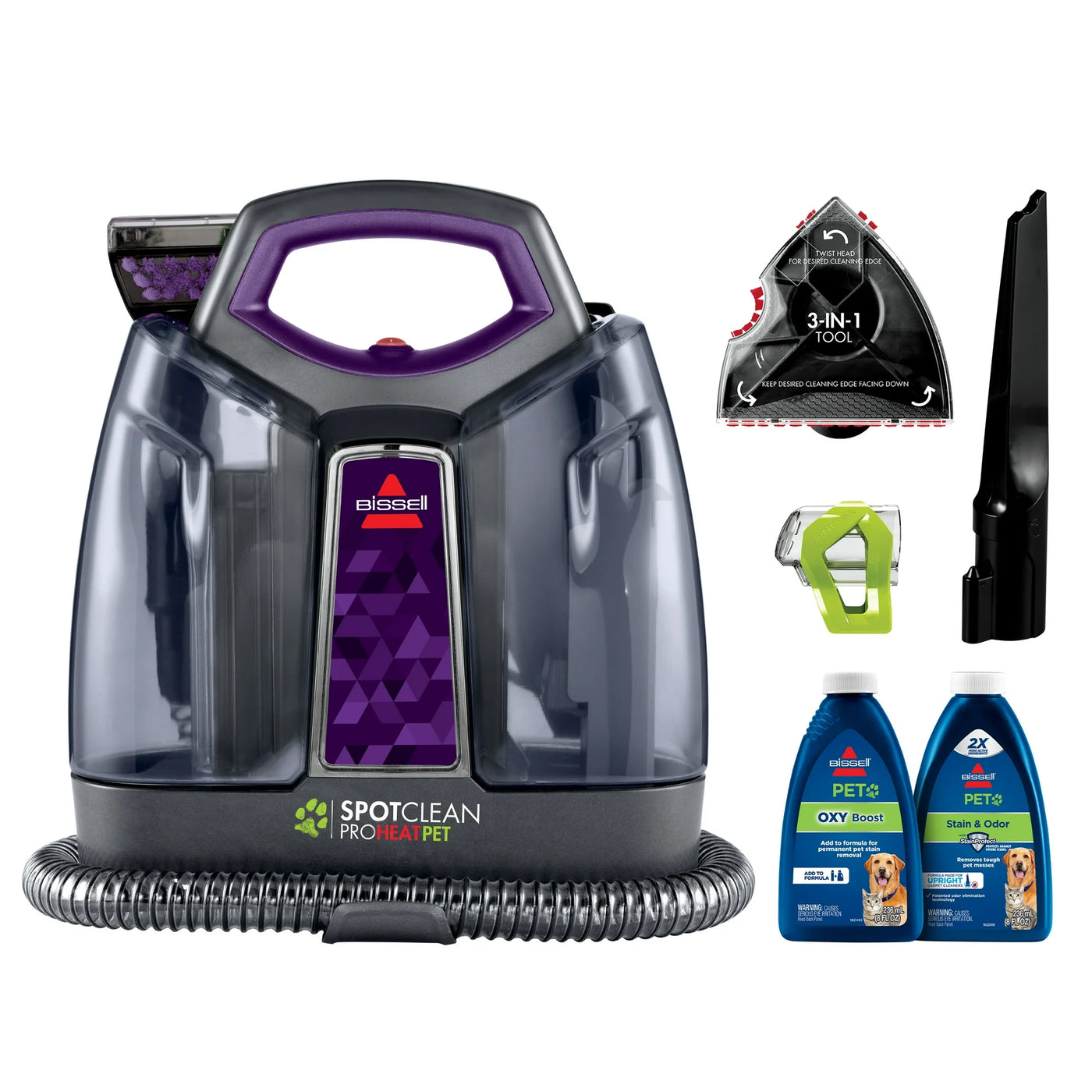 BISSELL SpotClean ProHeat Pet Portable Carpet Cleaner 2513W - $65