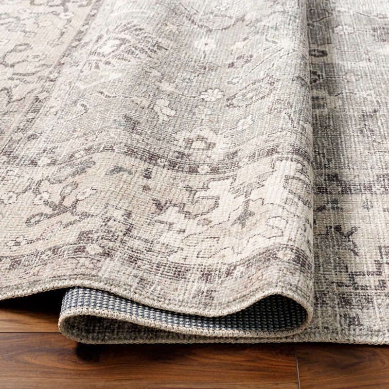 Becki Owens x Livabliss Davina Oriental Gray Area Rug, 7’10”x10’ - $235