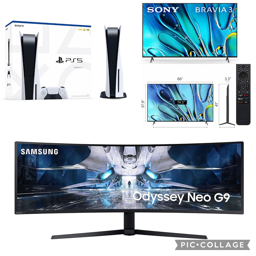 (ENTRY) PlayStation 5 disk edition + SAMSUNG 49" Odyssey Neo G9 Series