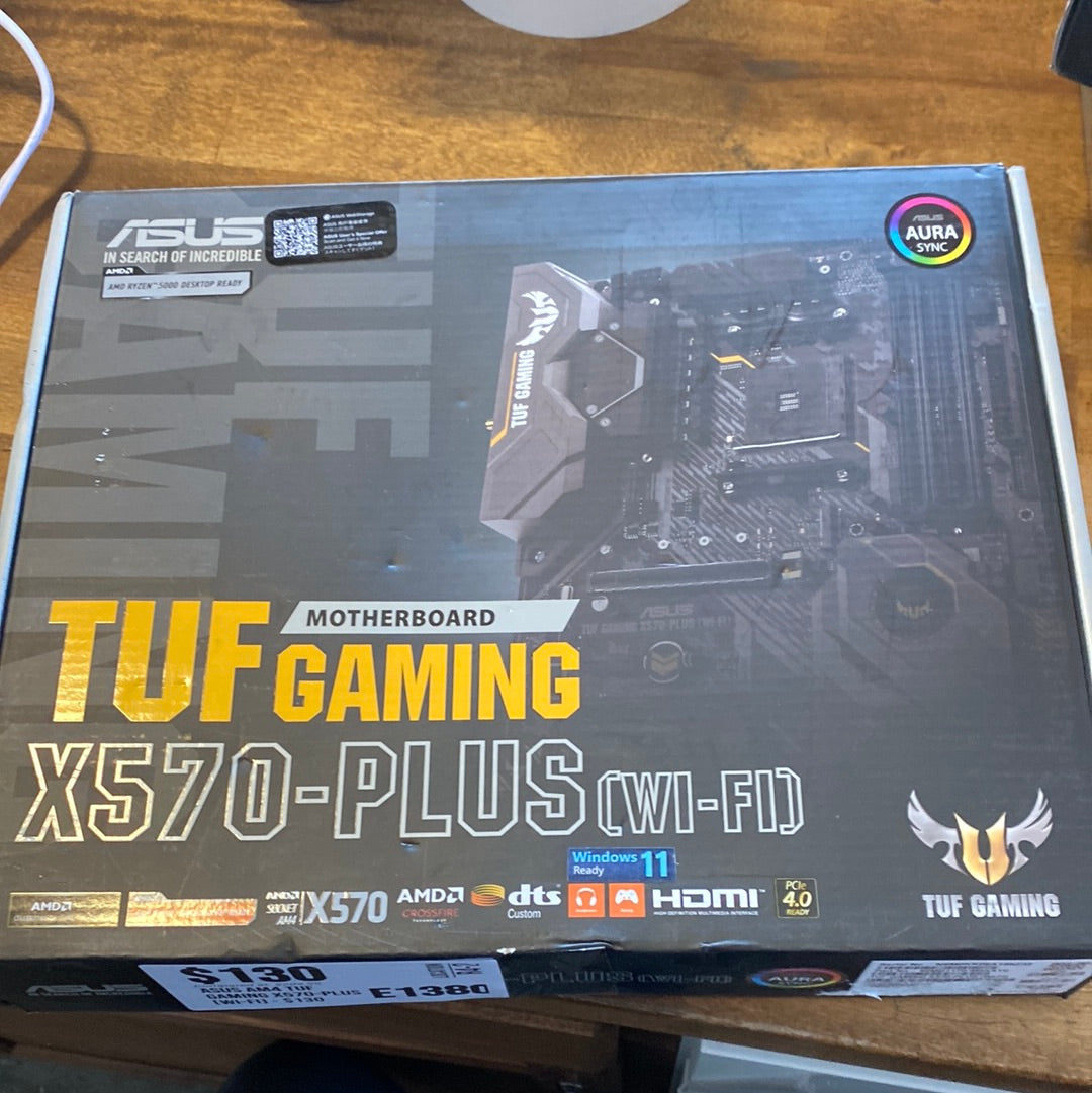 ASUS AM4 TUF Gaming X570-Plus (Wi-Fi) - $115