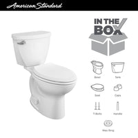 American Standard Cadet 3 FloWise Two-Piece 1.28GPF Single Flush Elongated Toilet - $110