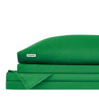 Crayola Cotton Percale Solid Color Sheet Set, Green - Twin - $25