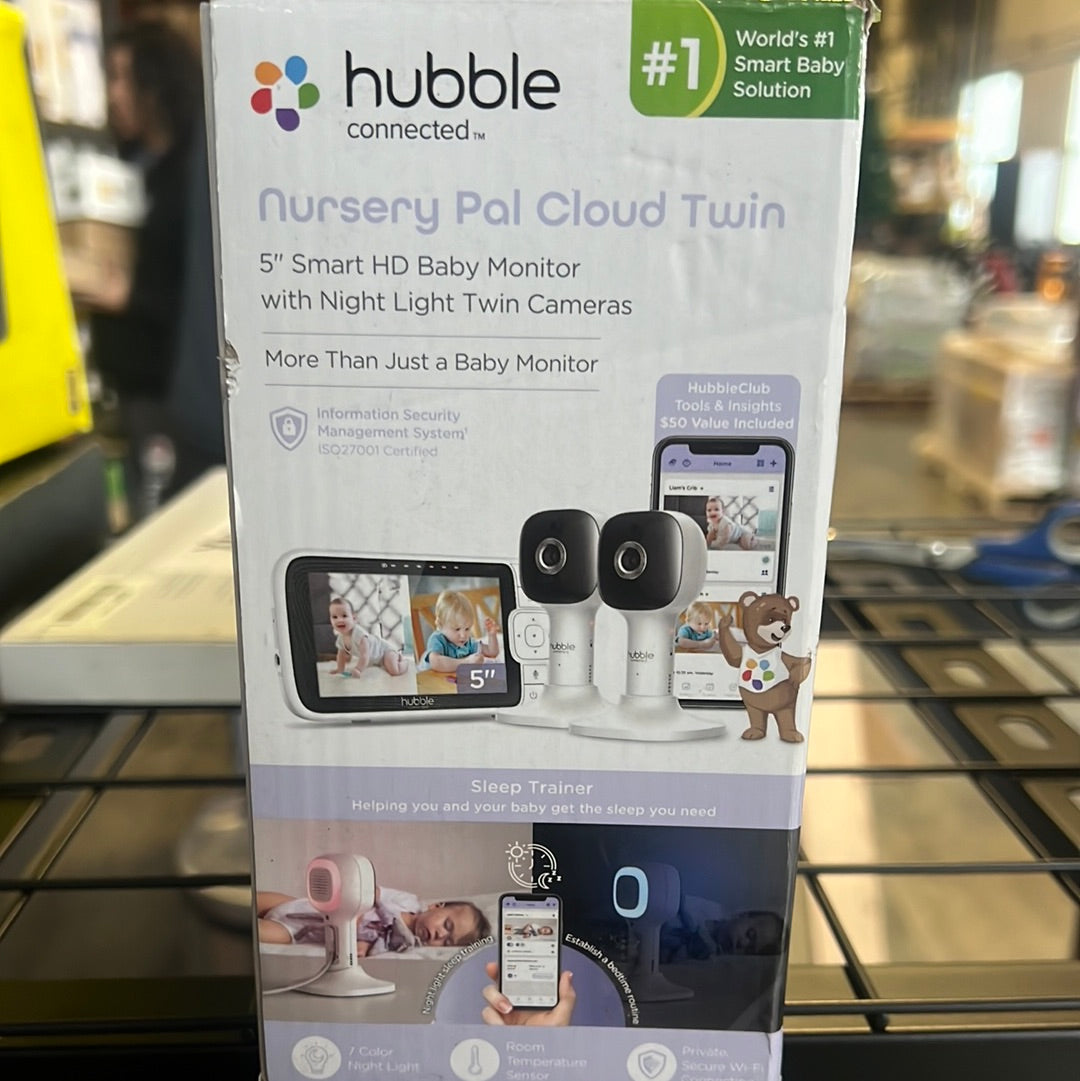 HUBBLE Connected Nursery Pal Cloud Twin Smart Connected - $120