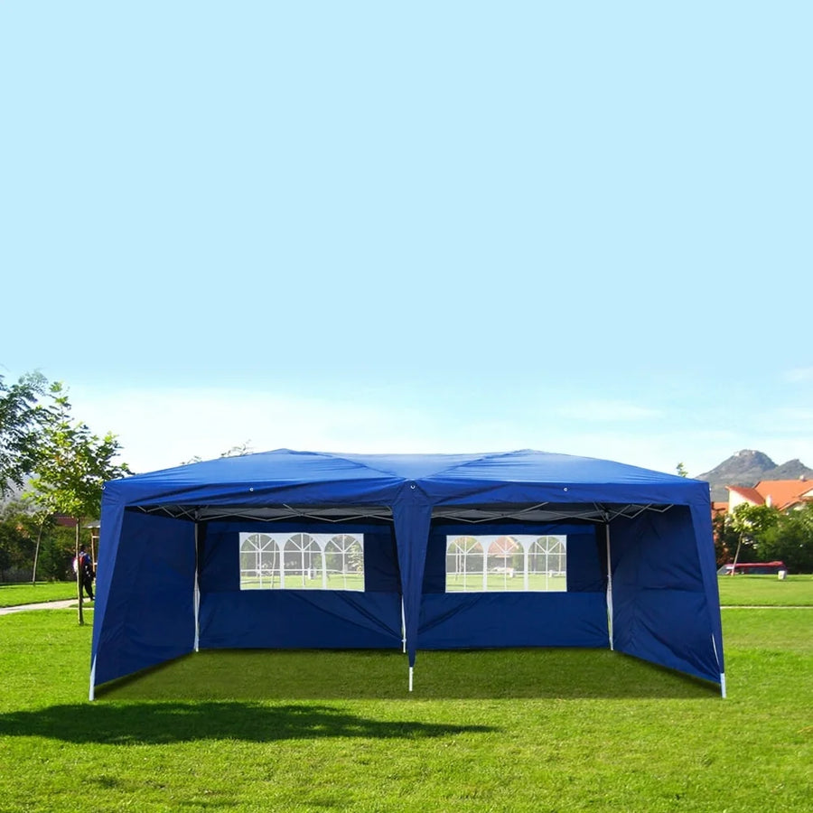 G26000316 10'X20' POP UP Foldable Wedding Party Gazebo Canopy Tent W/4 Walls - $155