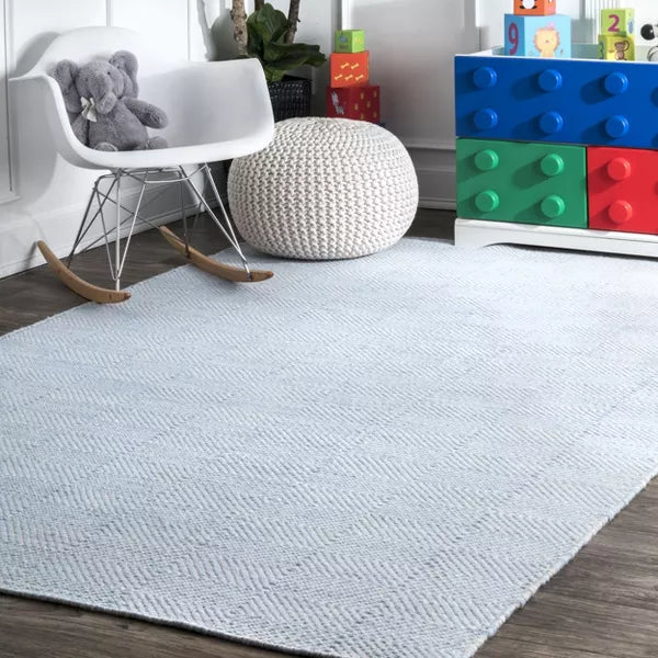 Nuloom Ago Geometric Wool Area Rug, 5’x8’ - $45