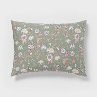 Boho Reversible Printed Comforter & Sham Set, Green Floral (full/queen)Threshold - $35