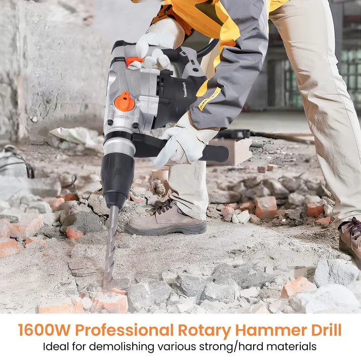 GARVEE 13 Amp Hammer Drill 1-9/16 Inch SDS-Max Heavy Duty Rotary Hammer Drill - $90