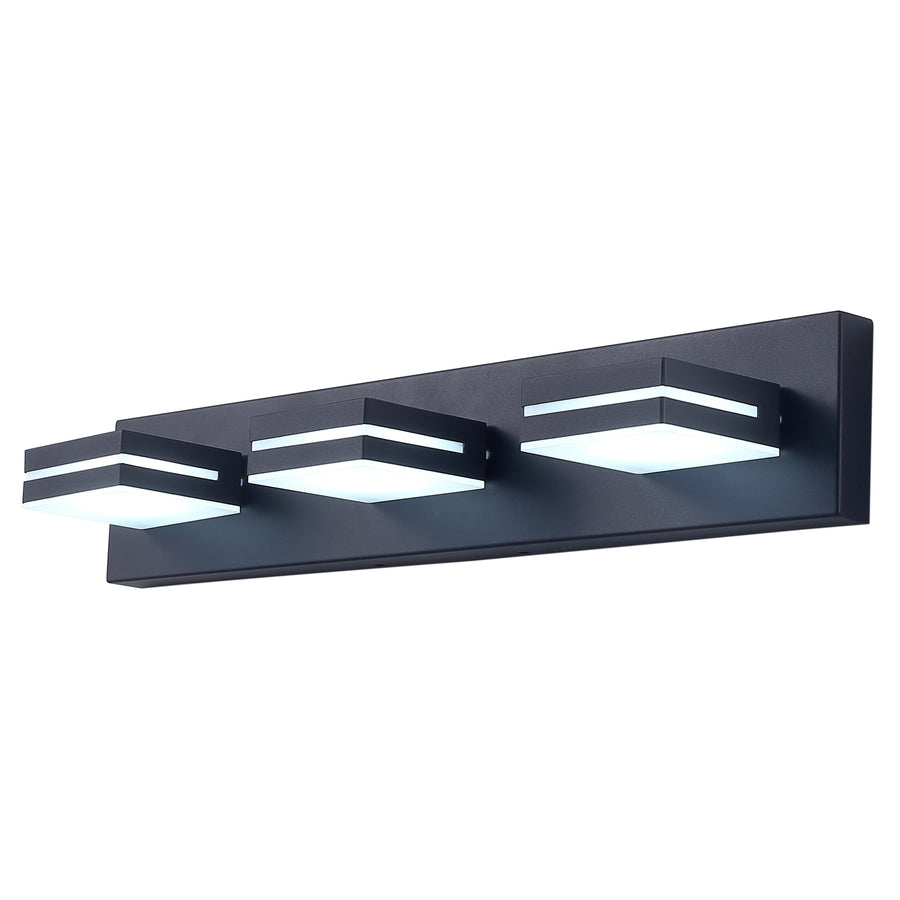3-Lights Minimalist Energy Saving Wall Sconces LED Vanity Lighting - $30