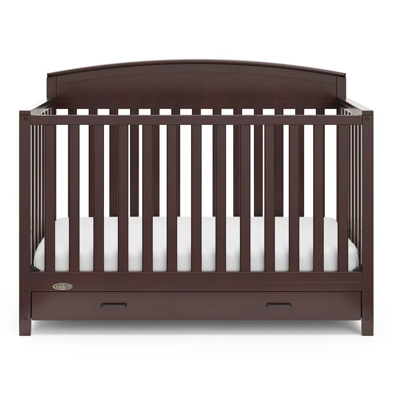 Graco Benton 5-in-1 Convertible Crib with Drawer (espresso) - $180