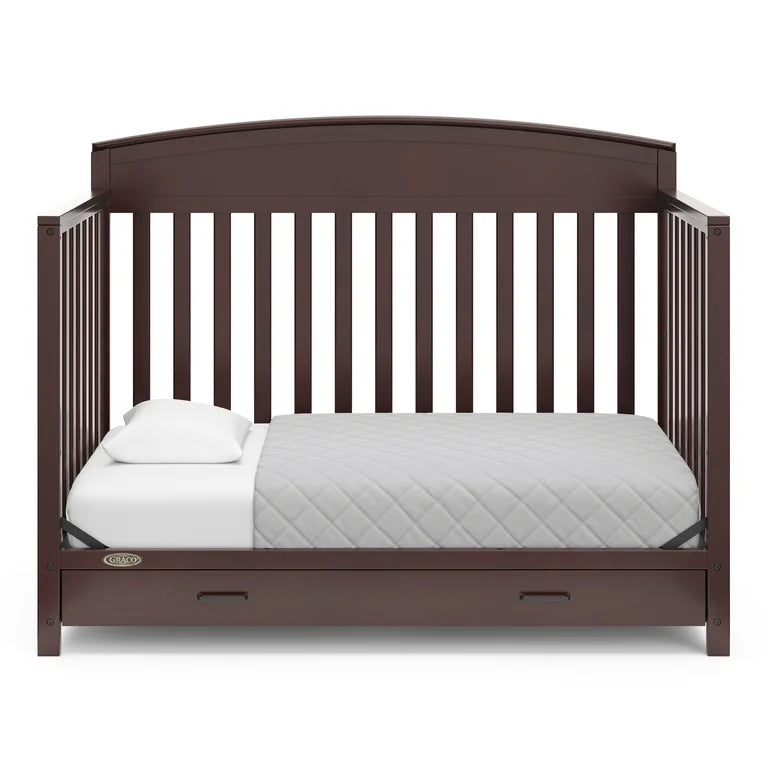 Graco Benton 5-in-1 Convertible Crib with Drawer (espresso) - $180