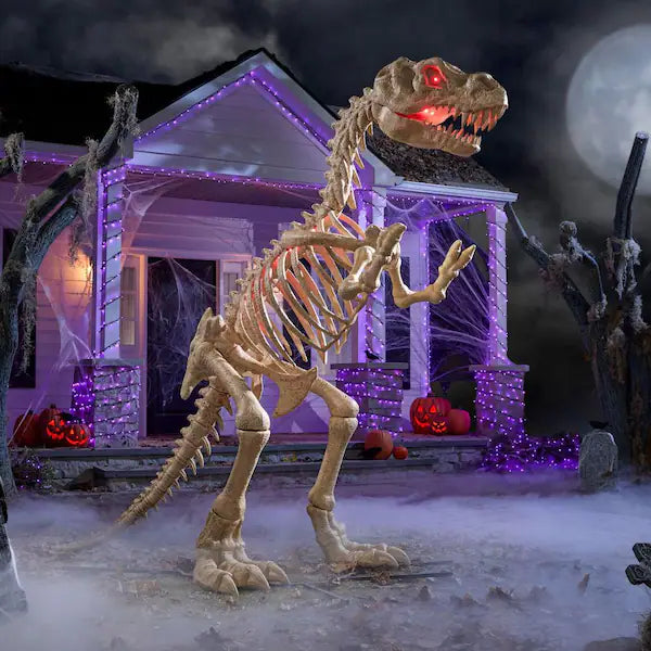 *entry* 9 FT Grave & Bones Giant-Sized LED T-Rex