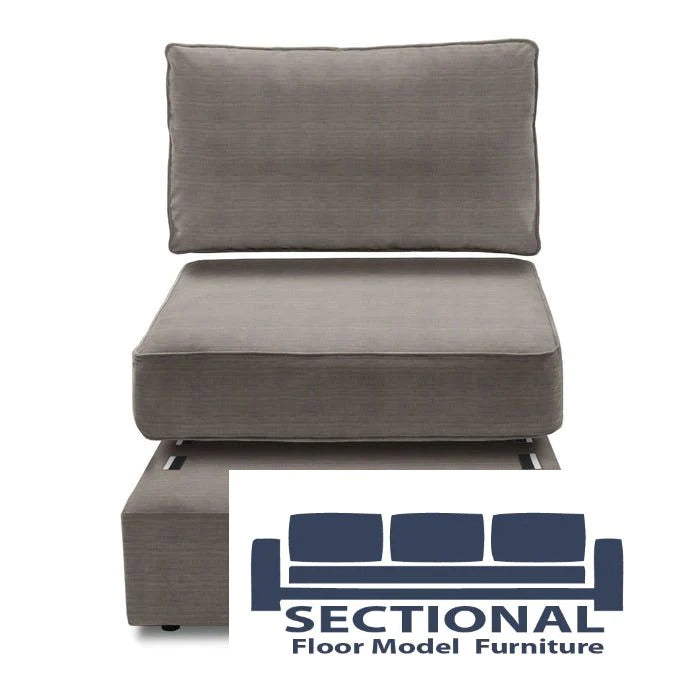 Cover: Seat, Storage - Grey Tweed - Floor Model