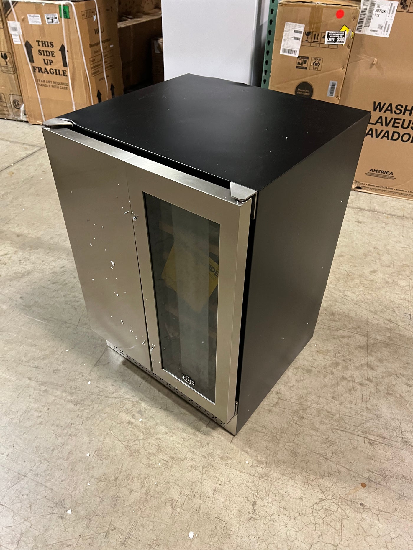 24" Undercounter French Door Wine and Beverage Fridges (OUT OF BOX & DENTED) - $400