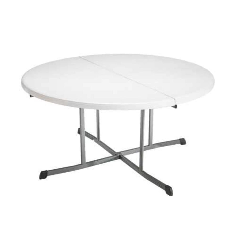 Lifetime 60-Inch Round Fold-In-Half Table (Commercial) - $120