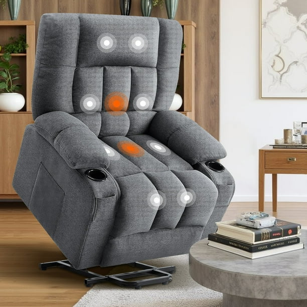 Simenmax Recliner Chair with Massage and Heating, Home Theater Seating - $125