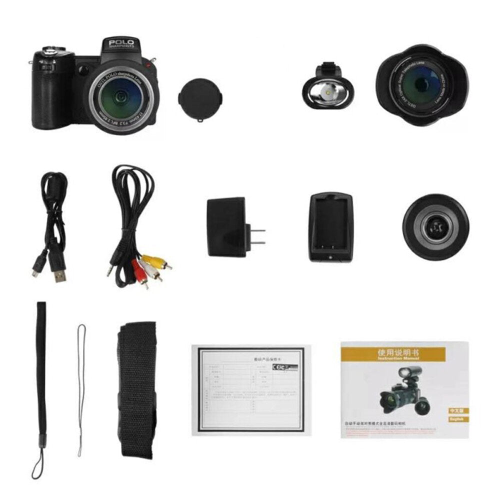 POLOSHARPSHOT D7200 Digital Camera 33MP Auto Focus Professional DSLR Camera - $150