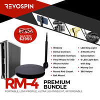 RevoSpin RM-4 360 (27") Photo Booth Premium Bundle - $1770