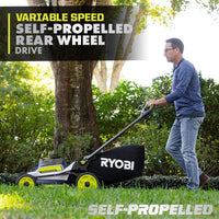 (***SLIGHTLY USED***) RYOBI RY401180VNM 40V HP Brushless 20in. Cordless Self-Propelled Mower - $215