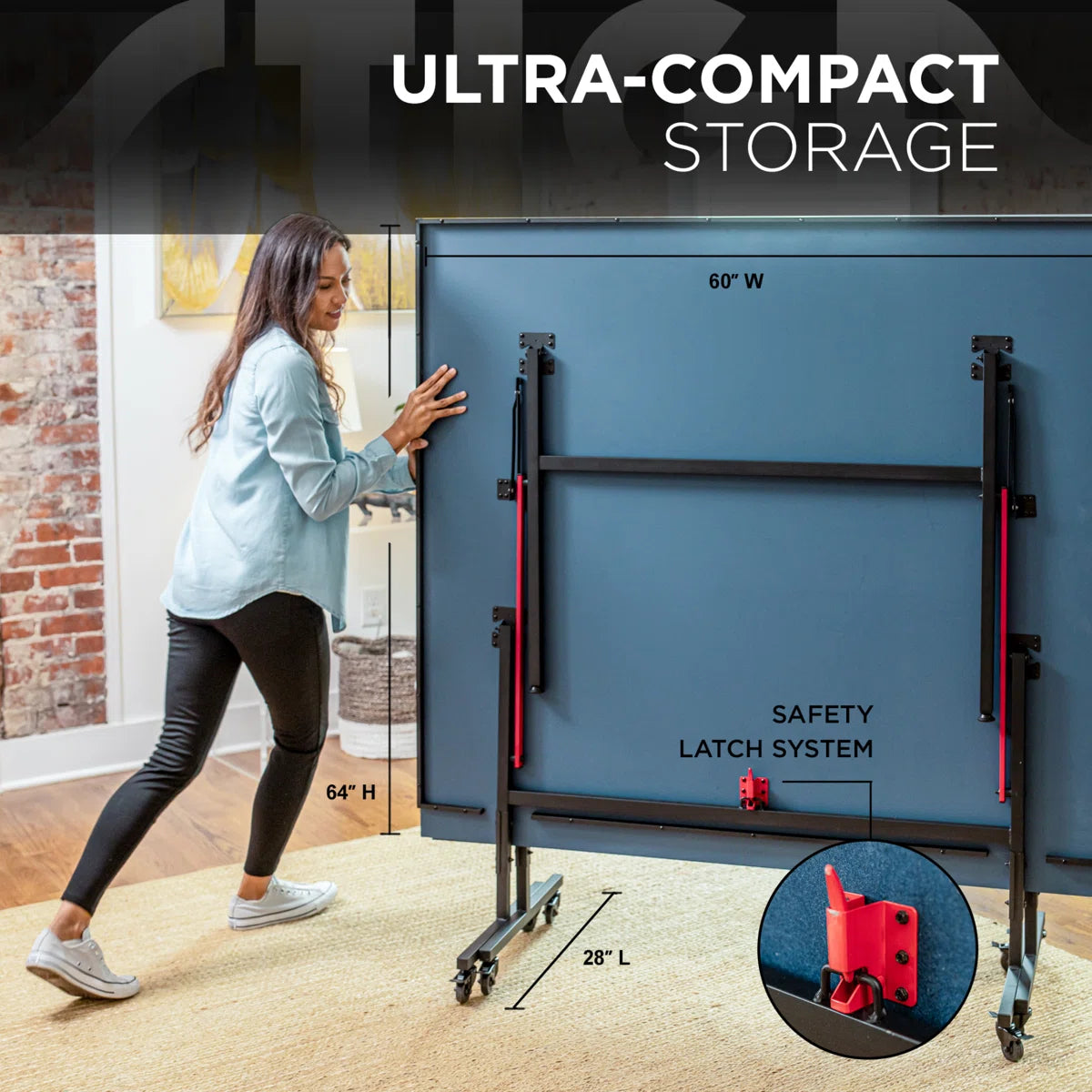 STIGA Advantage Lite Recreational Table Tennis Table (95% Preassembled Out of Box) - $190