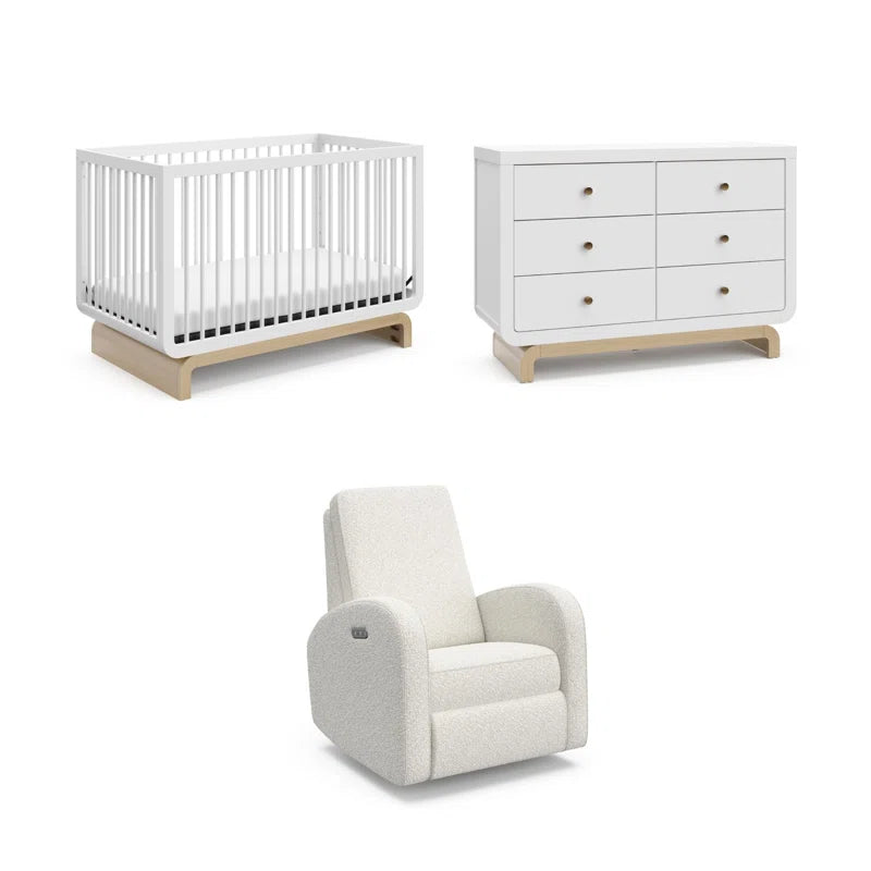 Santorini 5-In-1 Convertible Crib, Santorini 6 Drawer Dresser (DRESSER ONLY) - $300