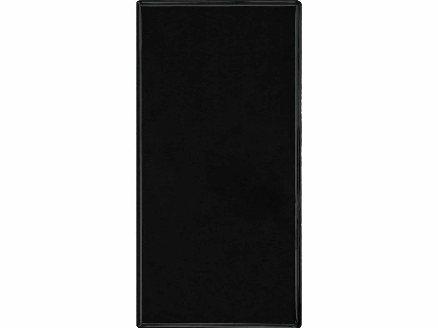 Interceramic Seaside Black Glossy 3" x 12" Glazed Ceramic Wall Tile (9.69 sq ft per box) - $24.25