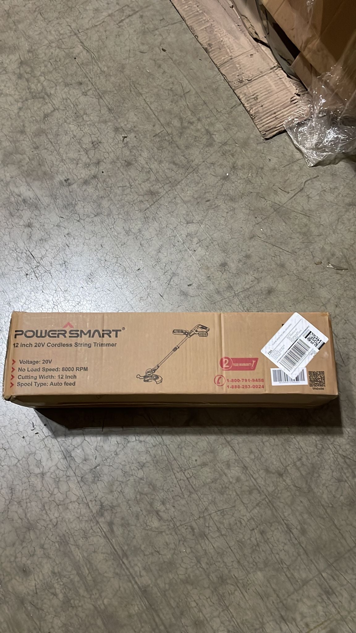 PowerSmart 20V MAX 12Inch Cordless String Trimmer 40 · DISCOUNT BROS