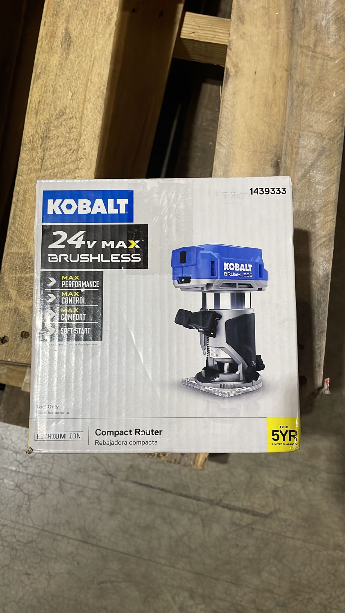 Kobalt 1/4-in Variable Speed Brushless Trim Cordless Router (Bare Tool) - $70