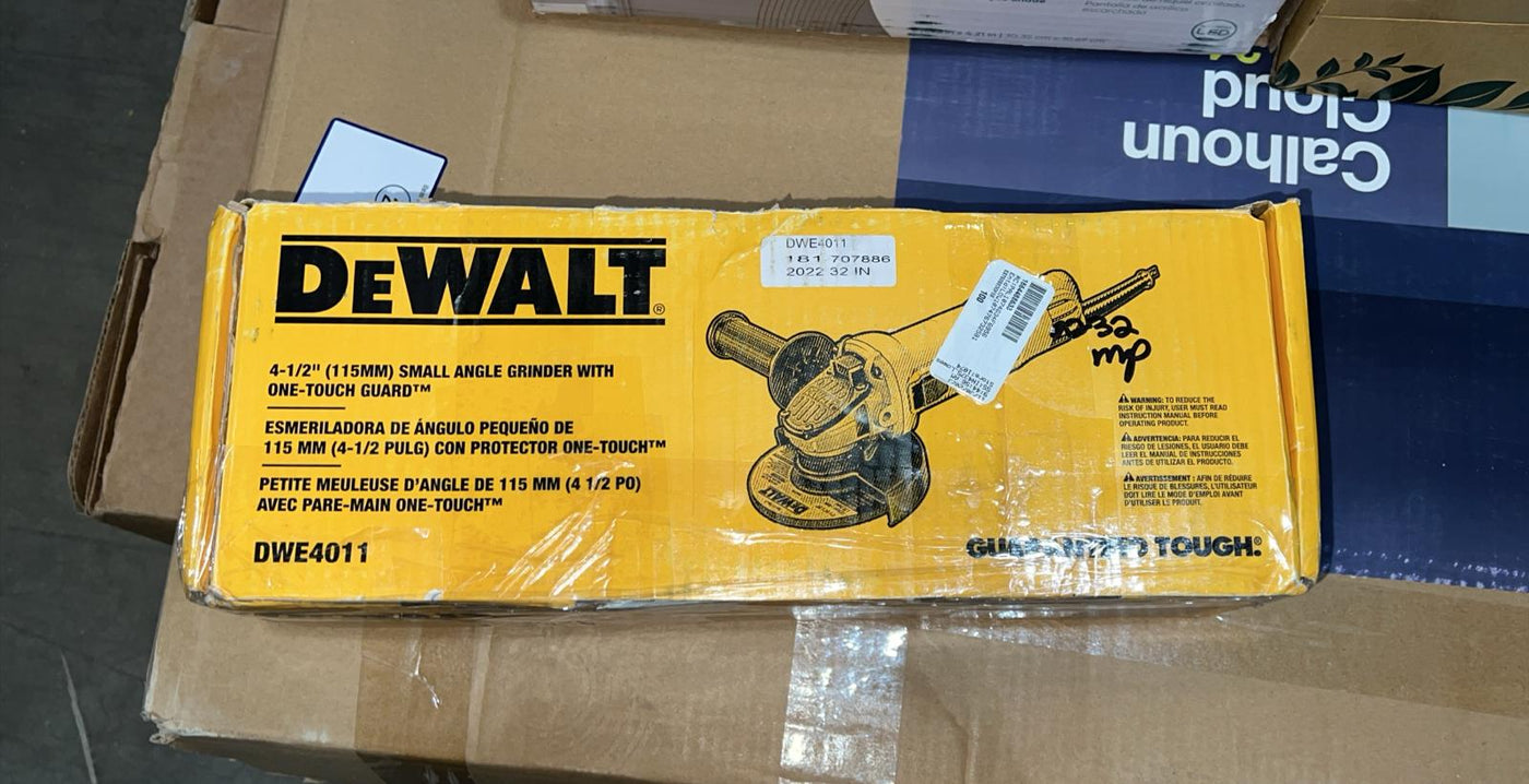 DEWALT 4-1/2 Small Angle Grinder With One-Touch Guard DWE4011