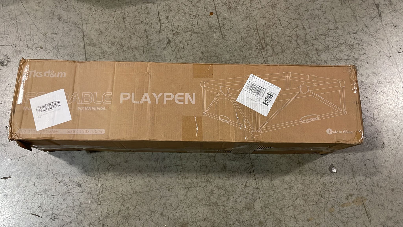 Baby Playpen Foldable, Tksd&m Large Play Yard, (59"×59") - $110