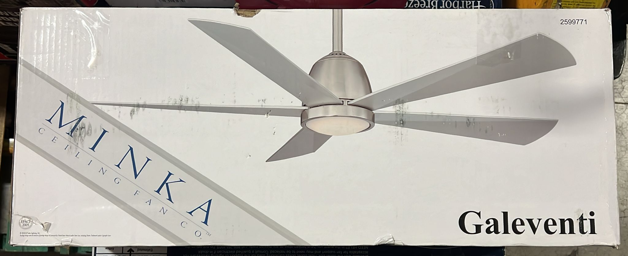Minka Ceiling Fan Co. Galeventi 52-in Brushed Nickel Indoor Ceiling Fan(5-Blade) - $110