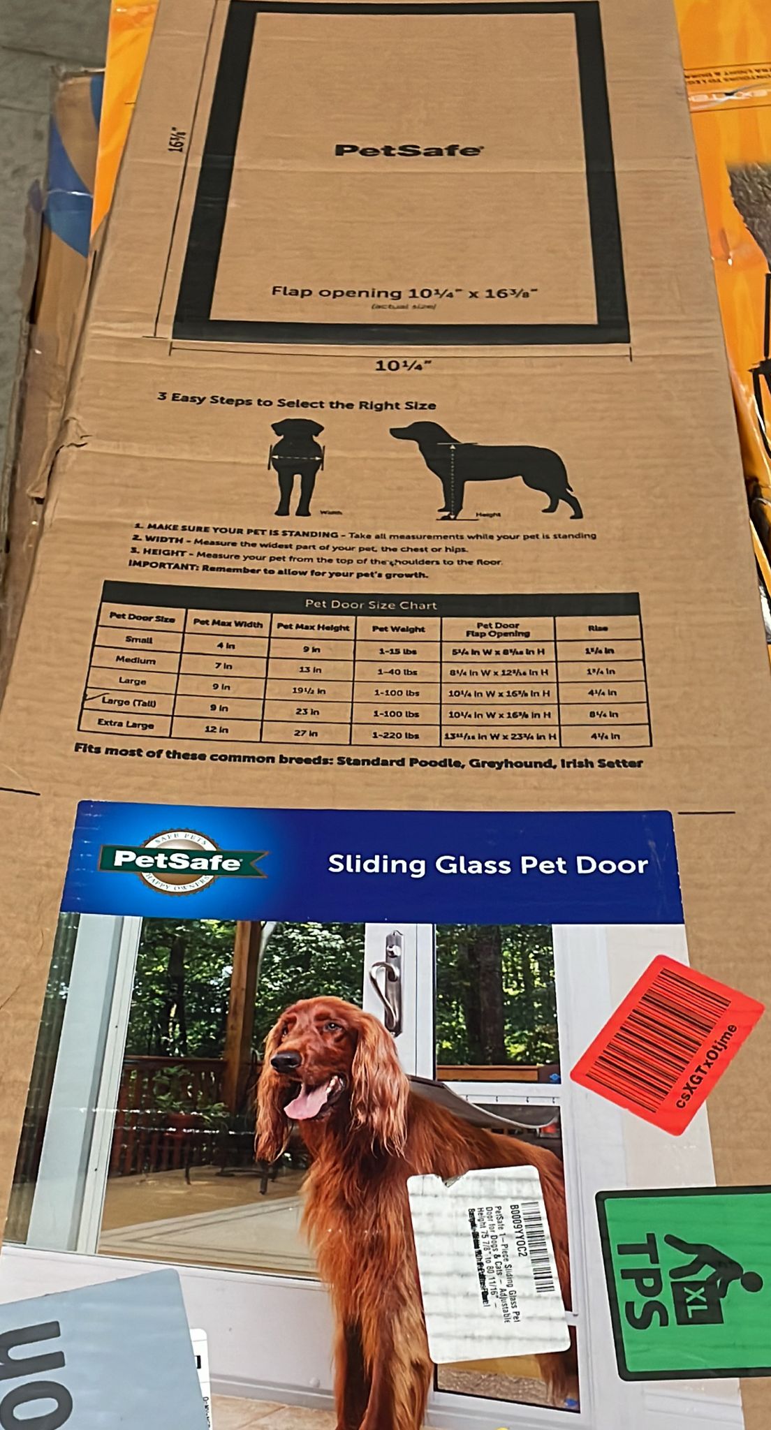 PetSafe 1-Piece Sliding Glass Pet Door for Dogs & Cats - $150