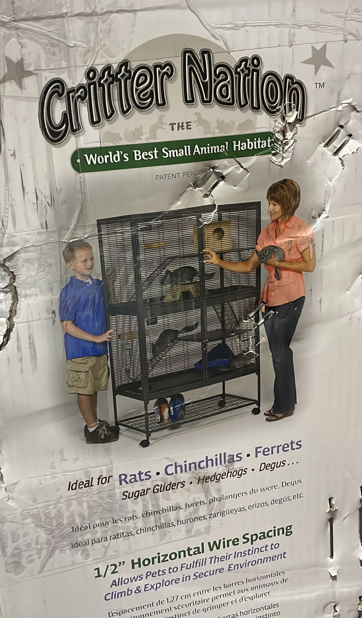 MidWest Homes for Pets Deluxe Critter Nation Double Unit Small Animal Cage  - $185