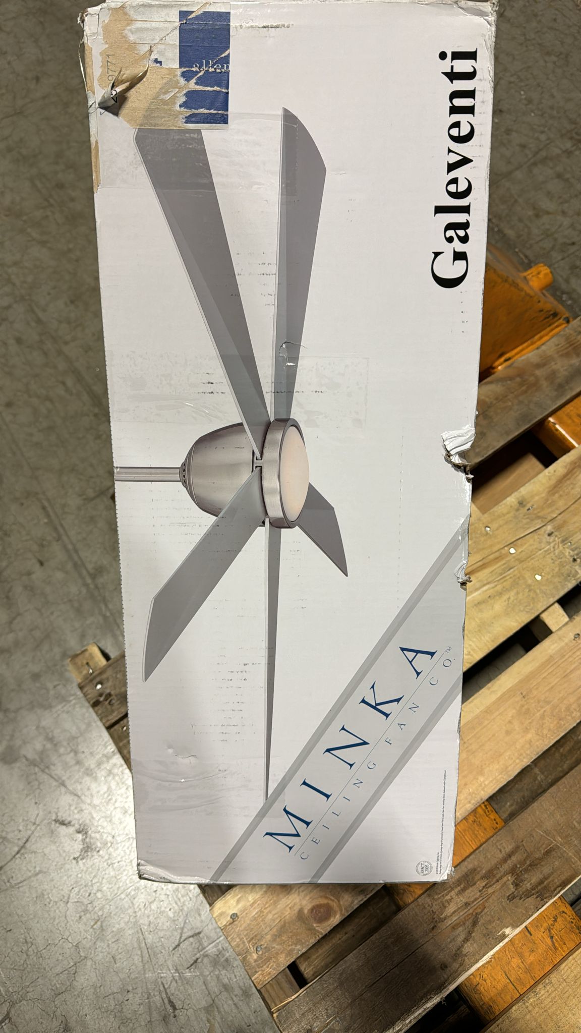 Minka Ceiling Fan Co. Galeventi 52-in Brushed Nickel Indoor Ceiling Fan(5-Blade) - $110