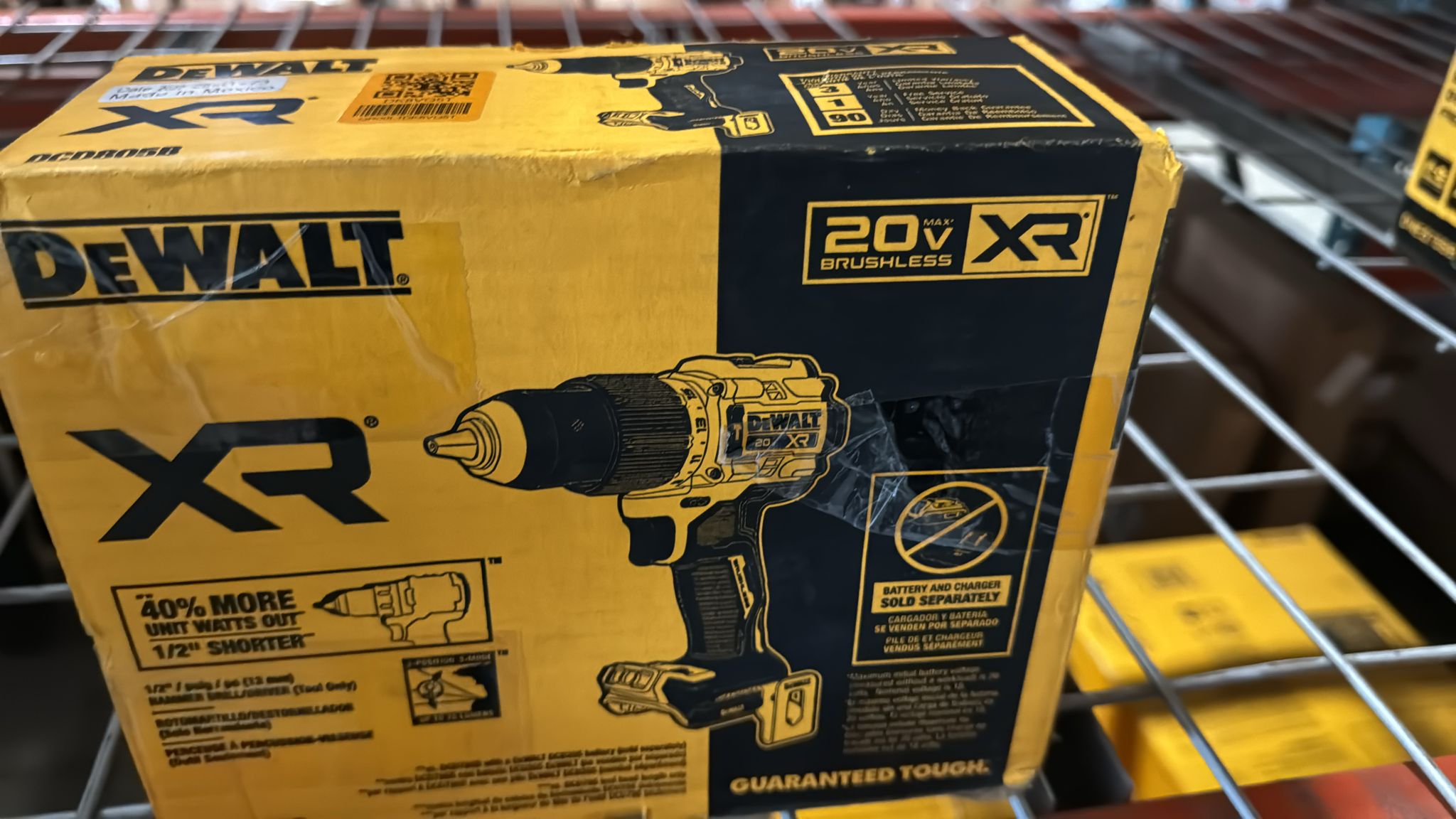DEWALT XR 1/2-in 20-volt Max Speed Brushless Cordless Hammer Drill (Bare Tool) - $125