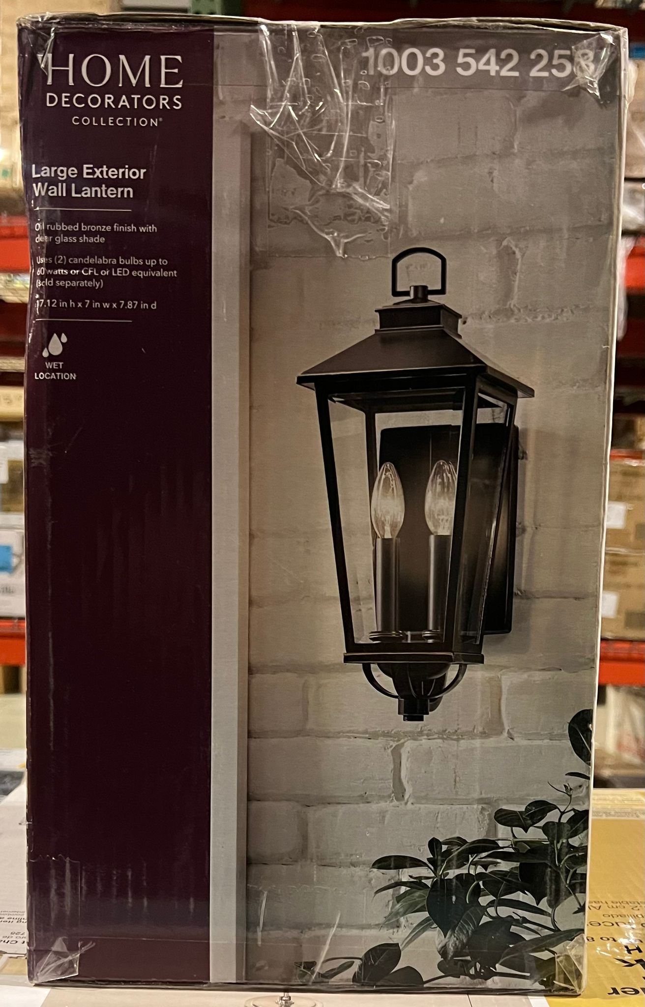 Williamsburg 17.12 in. Gas Style 2-Light Outdoor Wall Mount Coach Light Sconce - $55
