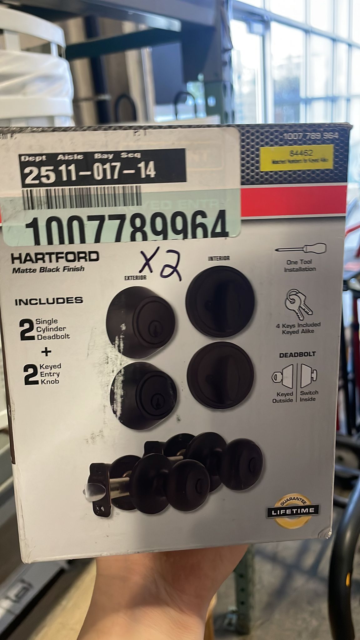 Defiant Hartford Matte Black Single Cylinder Project Pack - $20