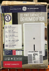 GE 22 pt. Dehumidifier with Smart Dry for Bedroom, Basement or Damp Rooms - $100