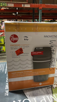 Rheem 18,000 Grain Compact Water Softener - $200