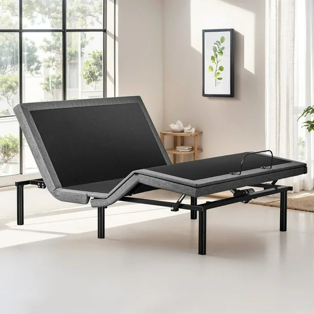 ZUNMOS Adjustable Bed Frame - Independent Head and Foot Tilt - Full Size - $265
