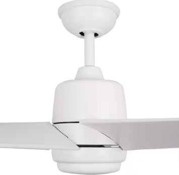 Mena 54 in. White Color Changing LED Indoor/Outdoor Matte White Ceiling Fan - $95
