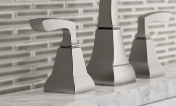 Kallan 8 in. Widespread 2-Handle Bathroom Faucet in Vibrant Brushed Nickel - $95