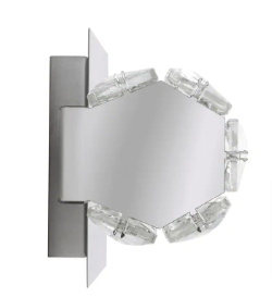 Keighley 18 in. Integrated LED Chrome Bathroom Vanity Light Fixture - $80