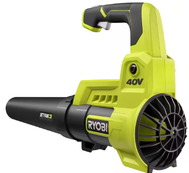 RYOBI 40V 110 MPH Battery Variable-Speed Jet Fan Leaf Blower (Tool-Only) - $105
