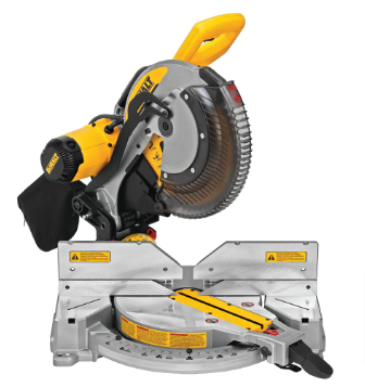 DEWALT 15 Amp Corded 12 in. Compound Double Bevel Miter Saw - $250