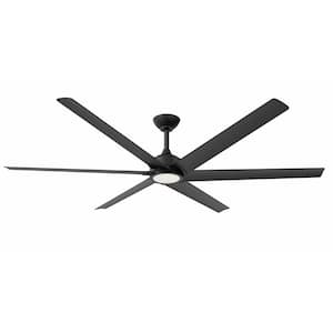 AIRE BY MINKA Hillsdale 65 in. Integrated LED Indoor/Outdoor Coal Ceiling Fan - $175