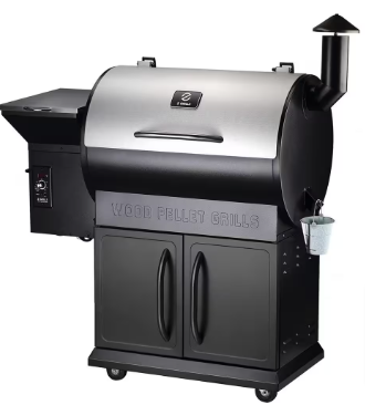 Z GRILLS 694 sq. in. Pellet Grill and Smoker, Stainless Steel - $385