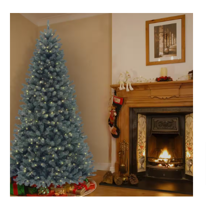 National Tree Company 7 ft. North Valley Spruce Blue Hinged Tree - $145