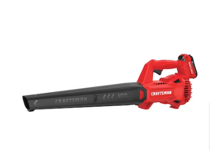 CRAFTSMAN 20-volt Max 200-CFM 90-MPH Battery Handheld Leaf Blower 2 Ah - $55